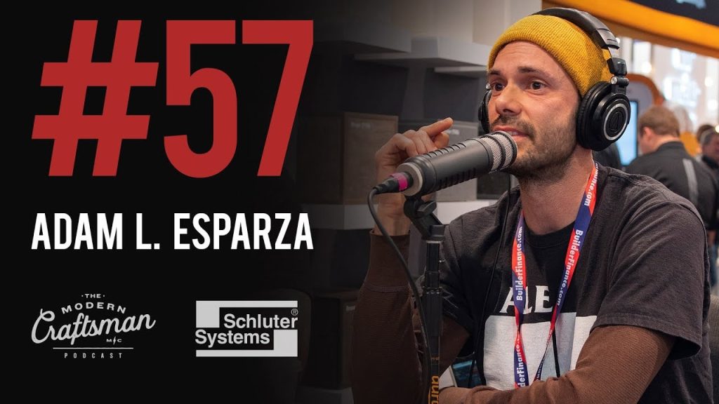 #57 Adam L. Esparza of ALE Tile & Andrew Acker of Schluter-Systems talk tiling