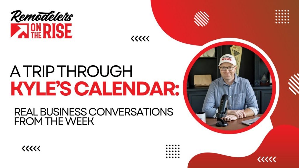 A Trip Through Kyle’s Calendar: Real Business Conversations from the Week