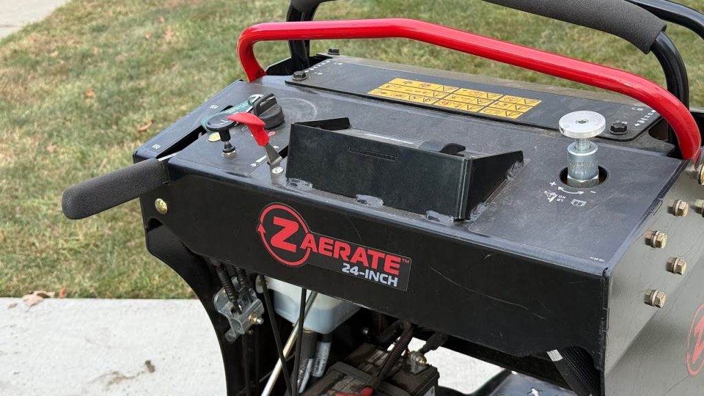 Can My Aerator Break Up This Dry Lawn? Z-Aerate 24”