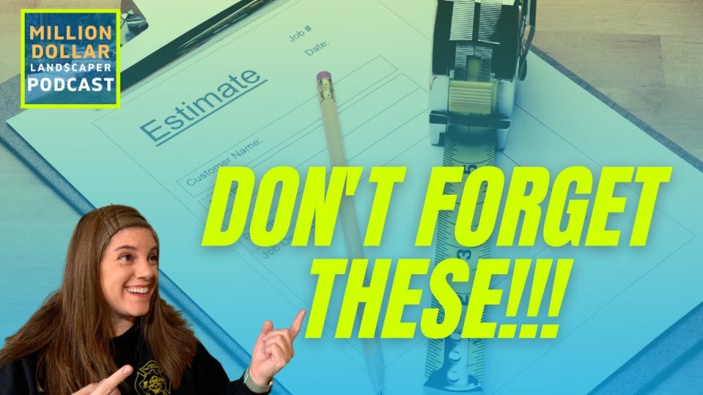 Don’t Forget These!!
