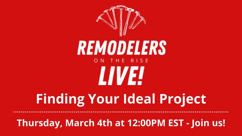 Finding Your Ideal Remodeling Project
