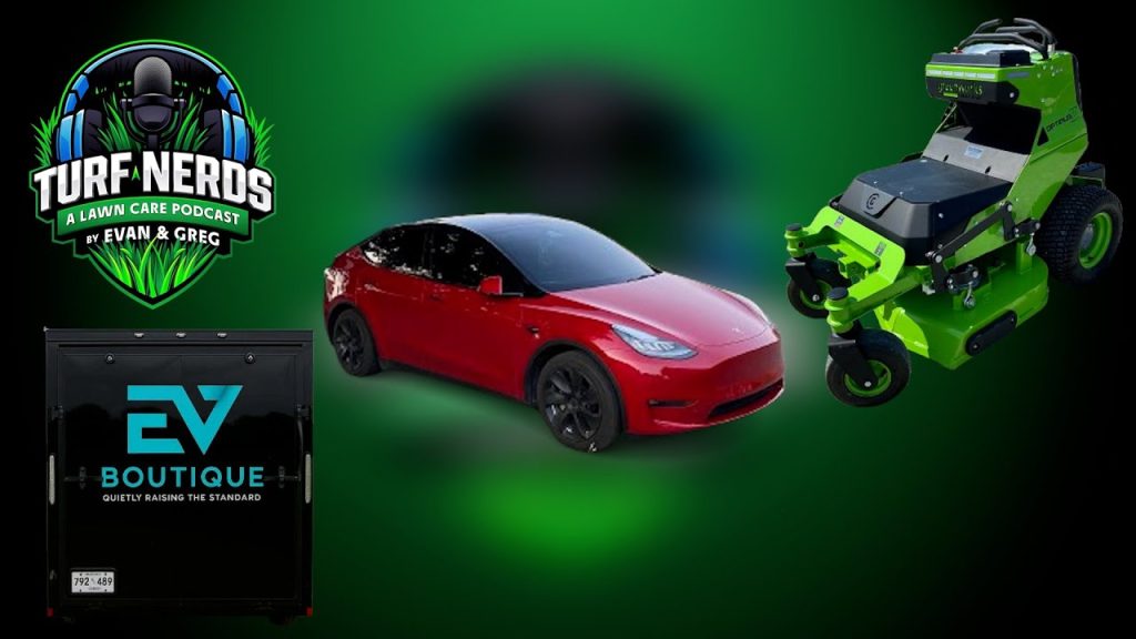He Started a Lawn Biz 3 Weeks Ago… With a Tesla?!​