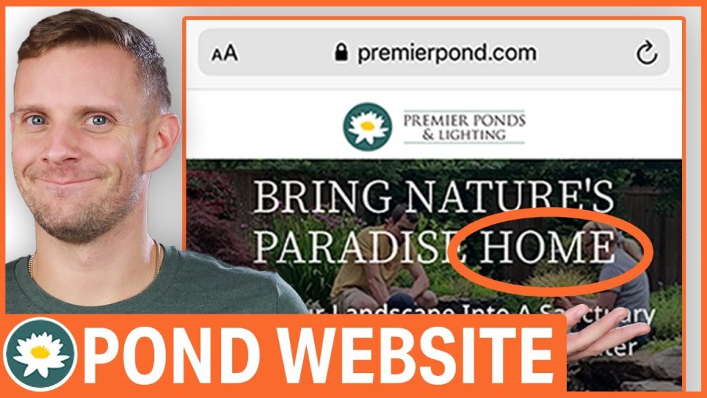 How We Made This $2M Pond Company’s Website