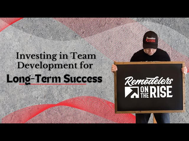 Investing in Team Development for Long-Term Success