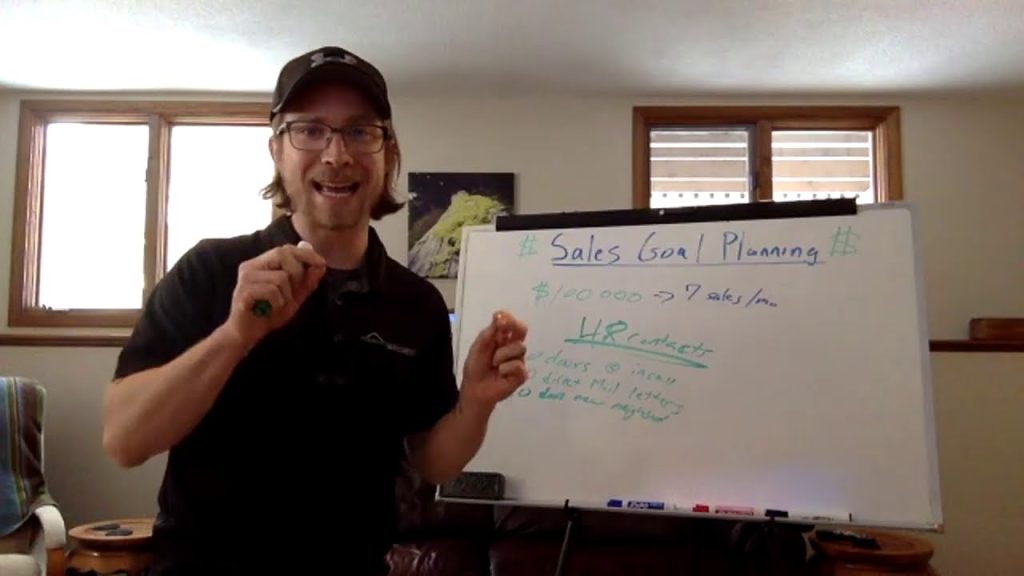 Sales Goal Planning for Roofing Sales
