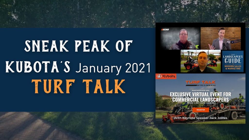 Sneak Peak of Kubota’s January 2021 Turf Talk