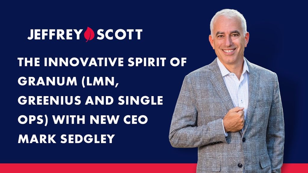 The Innovative Spirit of Granum (LMN, Greenius and Single Ops) with new CEO Mark Sedgley