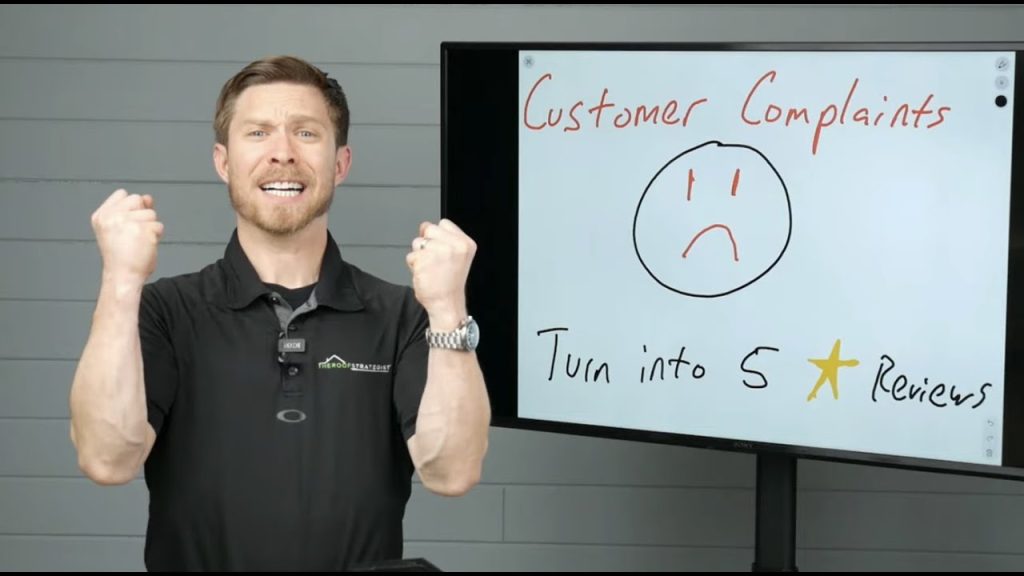 WORST Part of Roofing Sales? Customer Complaints! How to Handle Them
