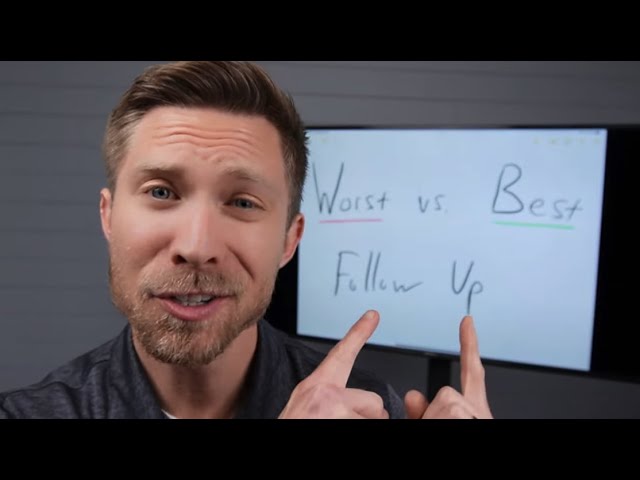WORST vs BEST Follow Up Process for Roofing Sales