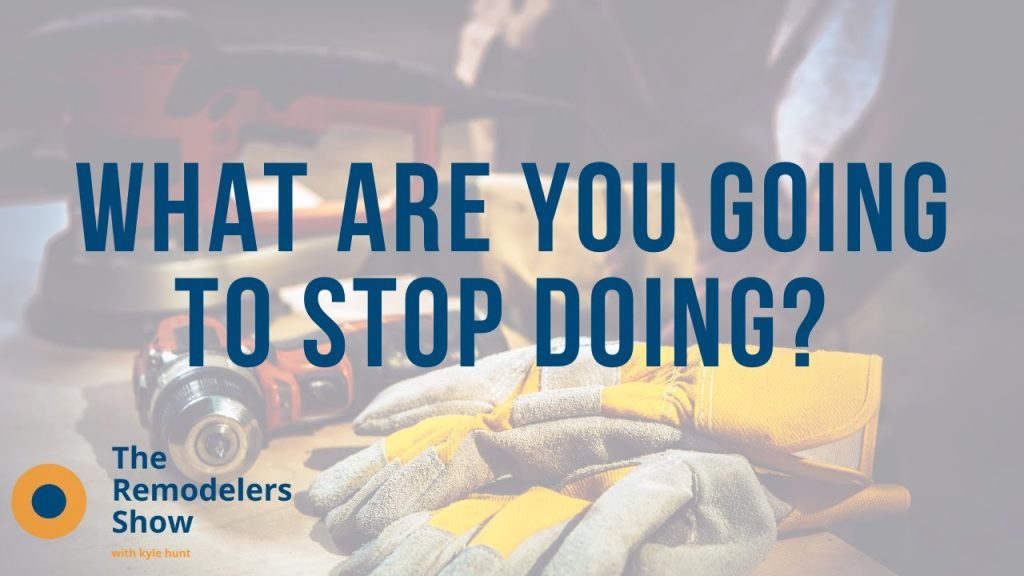 What Are You Going to Stop Doing? (Tuesday, October 6th, 2020)