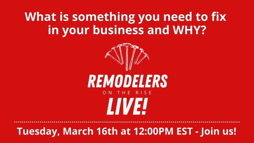 What is Something You Need to Fix in Your Business and WHY?